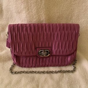 Coach purple crossbody bag